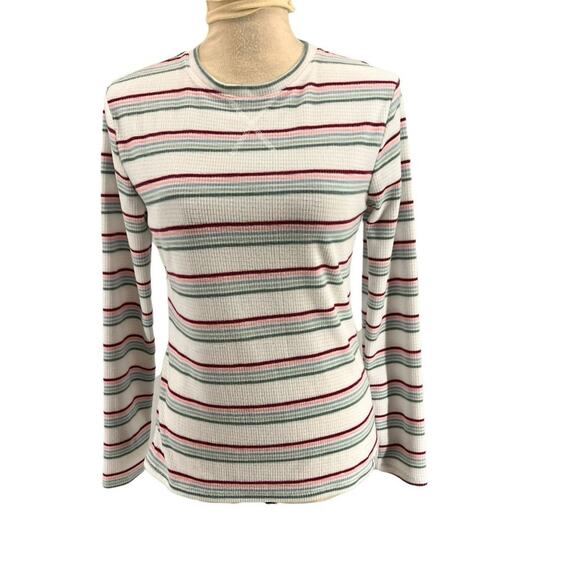 Hurley Thermal Tropical Striped Pajama Set Large - Picture 2 of 10